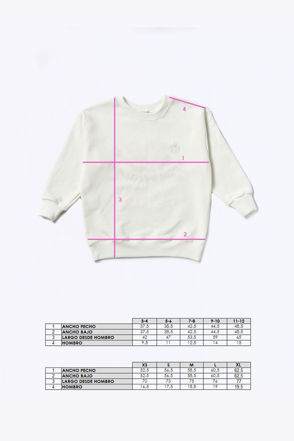 SUDADERA BLANCA SUDADERA BLANCA
