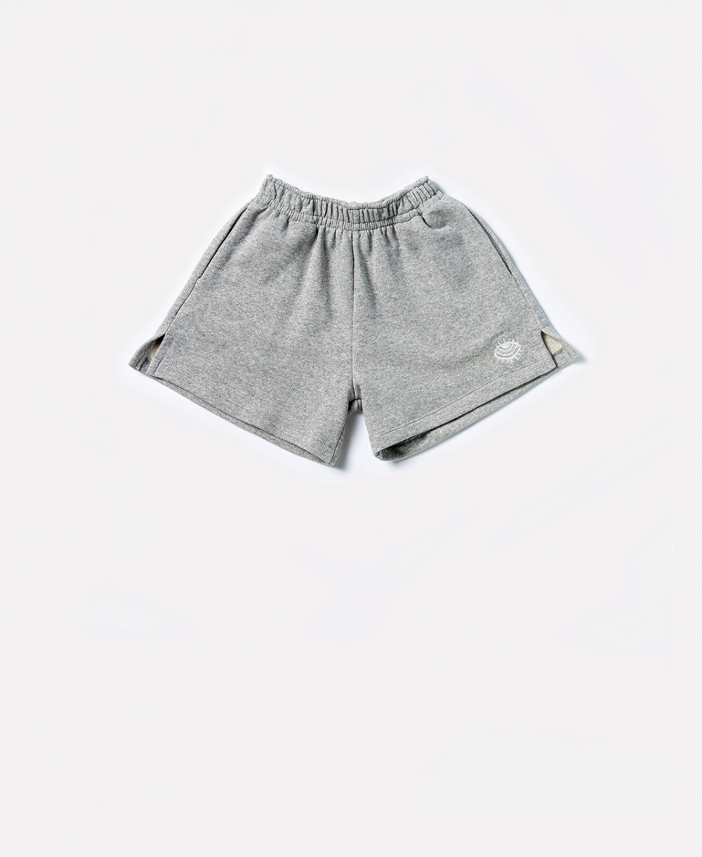 SHORT FELPA GRIS 2